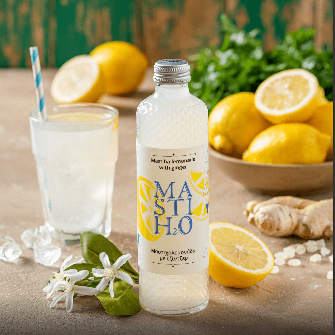 Μαστιχολεμονάδα με Τζίντζερ 330ml