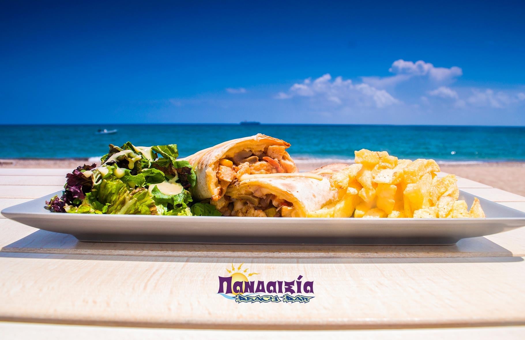 Τορτίγια με Φιλέτο Κοτόπουλο 